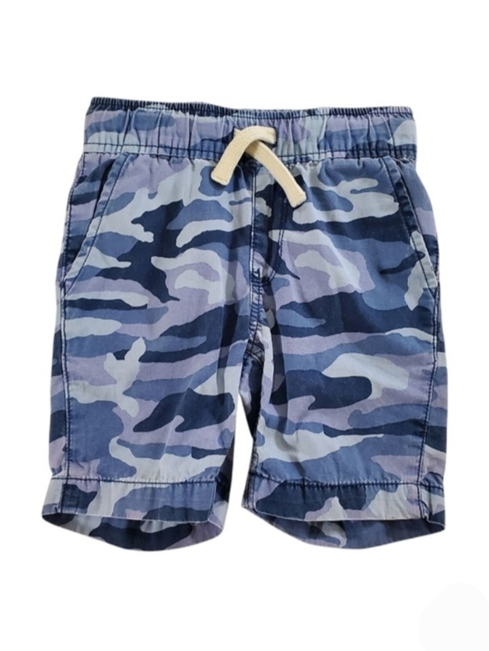 K1170 * The Children's Place Boys Camo Shorts Blue Size 4
